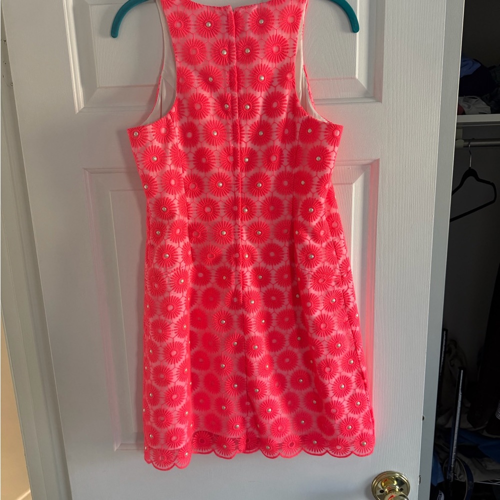 Lilly Pulitzer Pink Coral Sleeveless Mini Dress - Picture 7 of 7